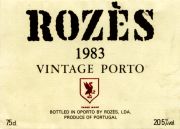 Vintage Port_Rozes 1983